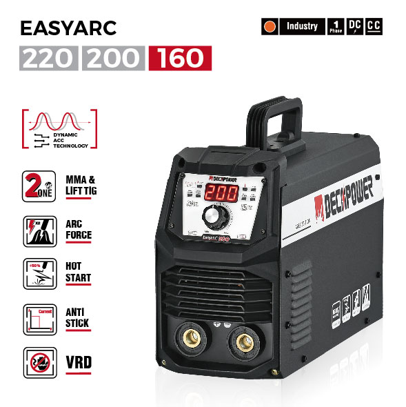 EASYARC 160AMP MMA INVERTER WELDING MACHINE