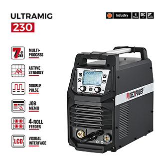 ULTRAMIG-230 Doppelpuls MIG Aluminium Schweißmaschine