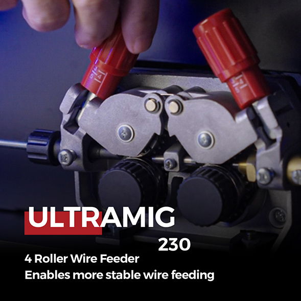 ULTRAMIG-230 Doppelpuls MIG Aluminium Schweißmaschine