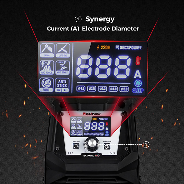 ECOARC 160 AMP MMA inverter saldatrice