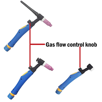 DECAPOWER WP-17V TIG Torch for LIFT DC TIG Welding