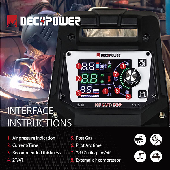HF CUT-50P Non-Touch Pilot Arc Plasma Cutter