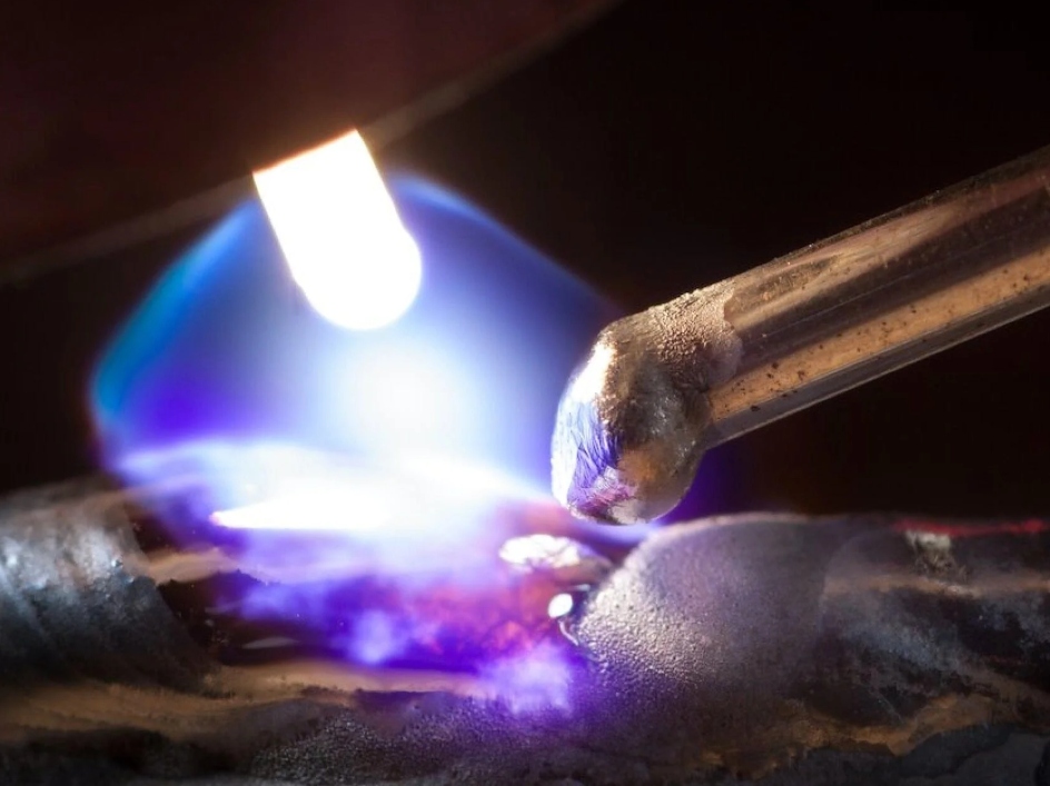 Shielding gas helps carry heat away from the weld zone