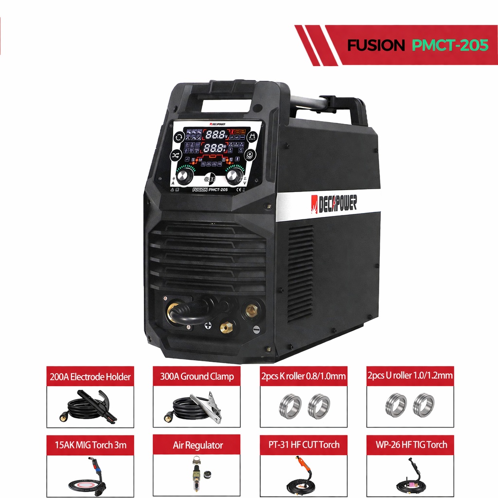 FUSION PMCT-205 is All-in-One Multi-Process Welding