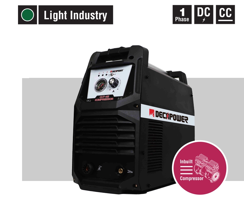 PILOT CUT 45KZ builds internal pressure for clean cuts