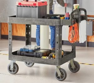 Welded industrial tool rack built with Decapower ULTRAMIG 230