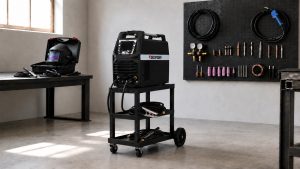 Decapower 6 in 1 multi-process welder saves floor space and reduces cable clutter
