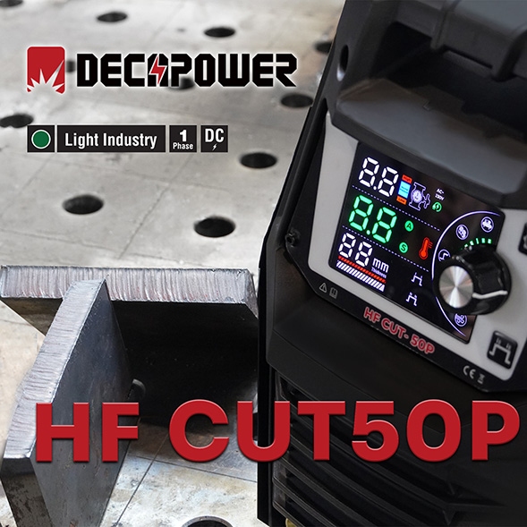 HF non-contact plasma cutter with real-time air pressure guidance