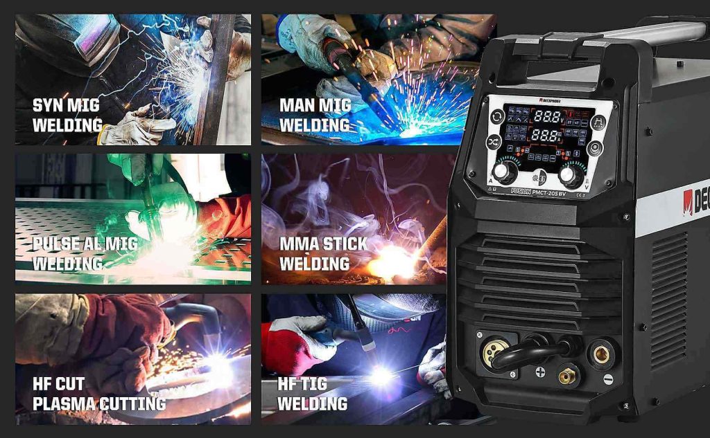 Decapower FUSION PMCT 205 multi-process welder with plasma cutter