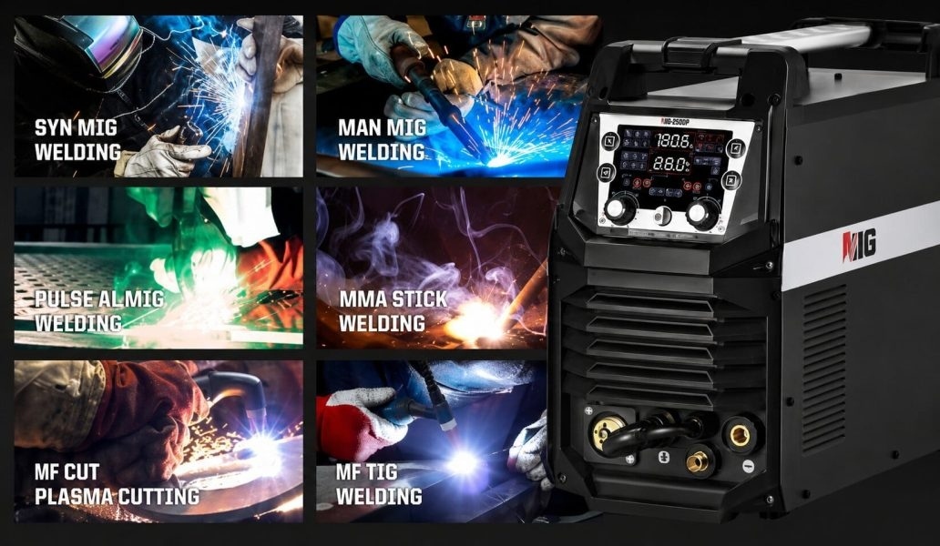 Decapower FUSION PMCT-205 6-in-1 welder and plasma cutter combo