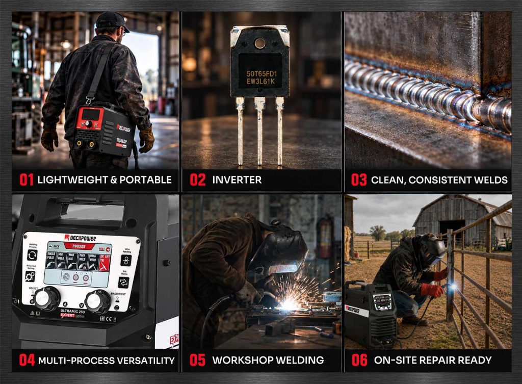 Top 6 Benefits of Portable Inverter Welders for Mobile Repair Technicians